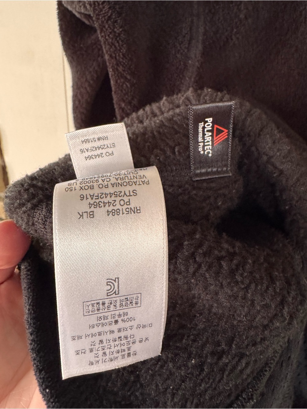 Patagonia Black Snap-T Synchilla Fleece Pullover Jacket - Picture 5 of 7